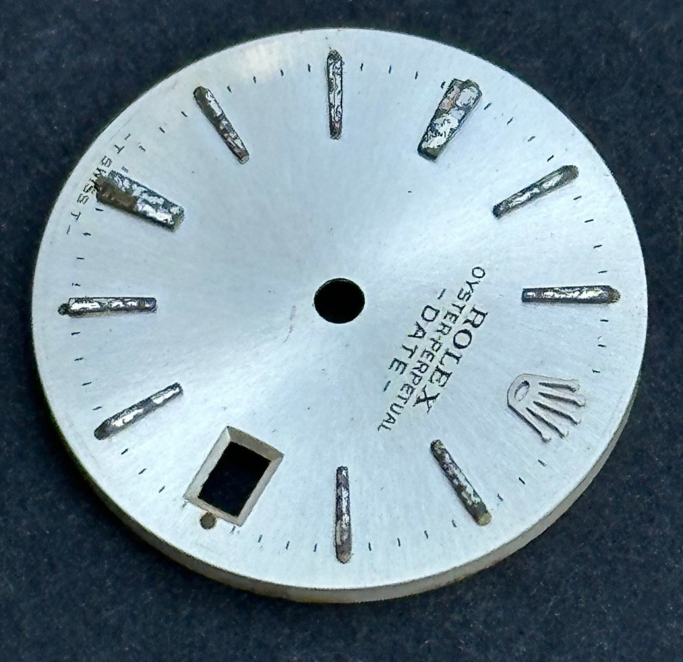 Vintage Rolex Oyster Perpertual Date Watch Dial For 26mm Case 6517 6519 6917
