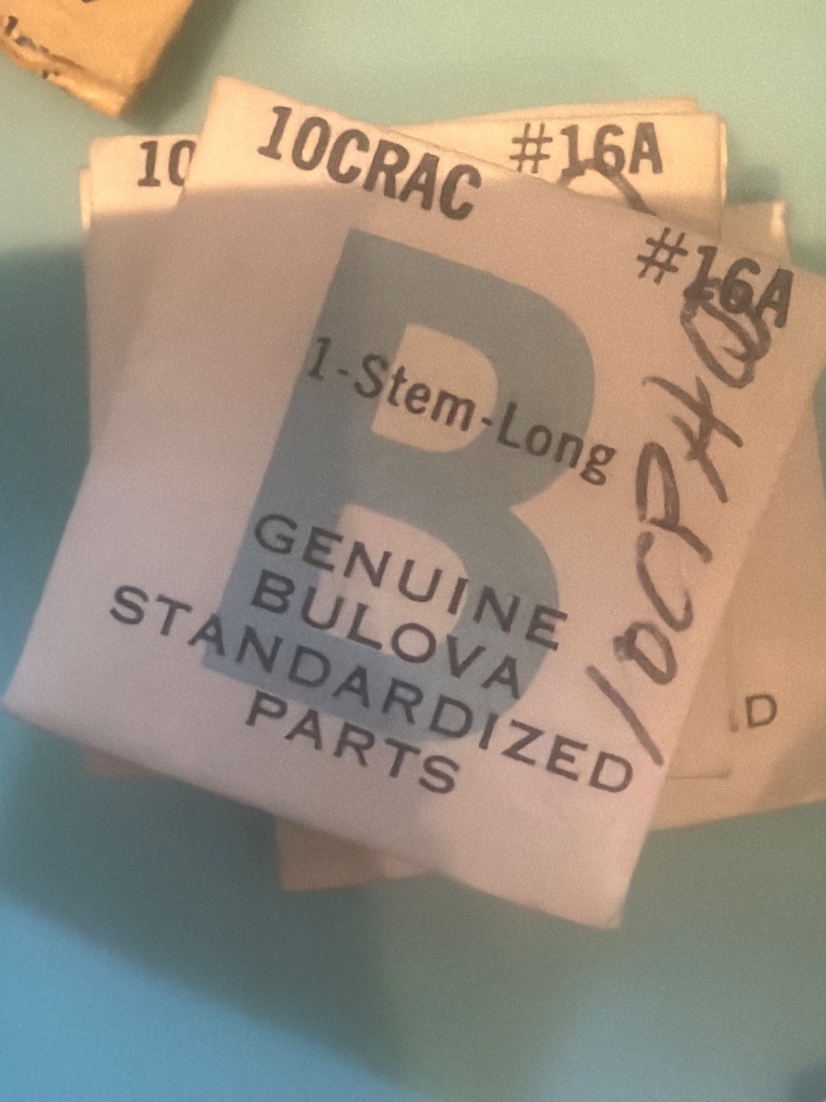 Bulova #16A #16B #16C # 16W – Winding Stem Various Calibers Factory Sealed – NOS