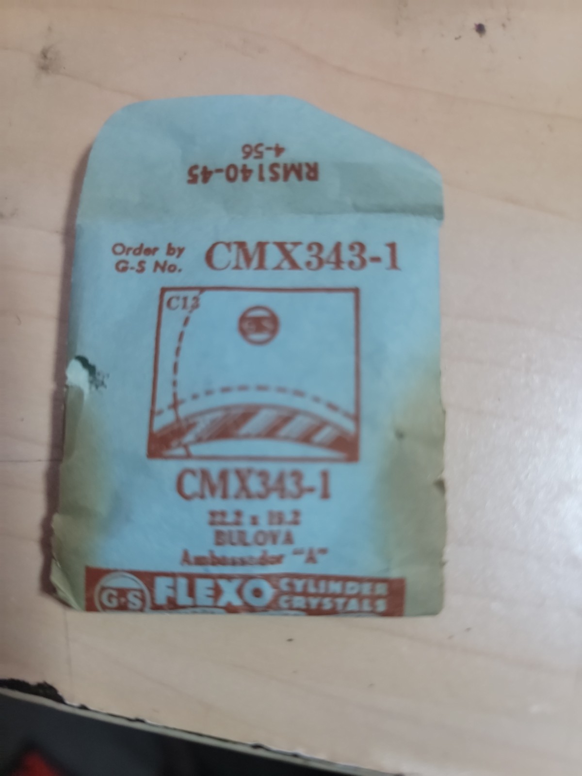 flexo watch crystal CMX343-1