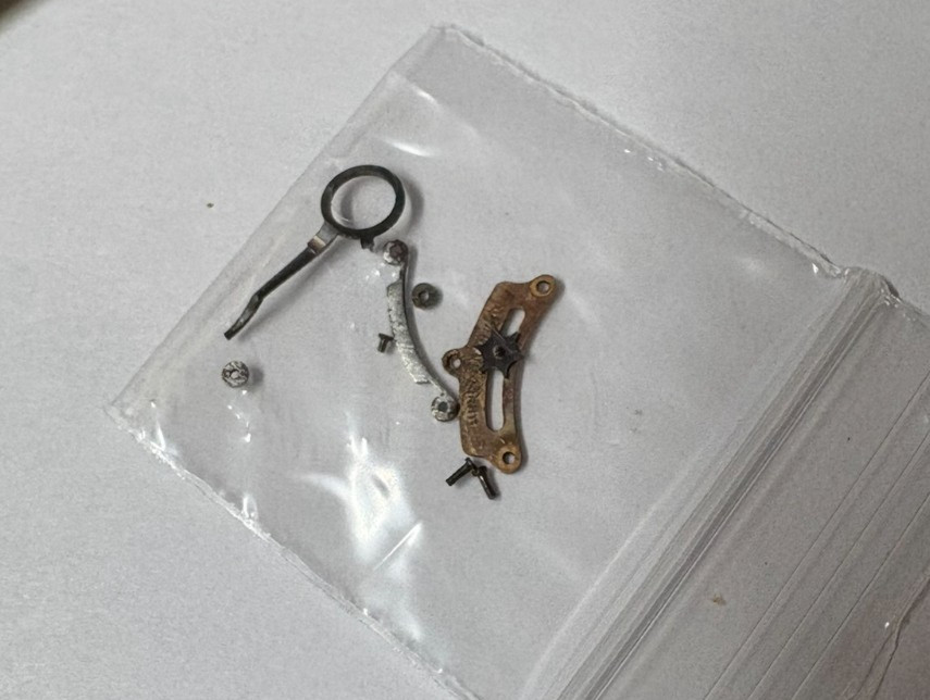 WALTHAM 18 SZ POCKETWATCH REGULATOR SPRING COMPLETE W/SCREWS ——BB-2017