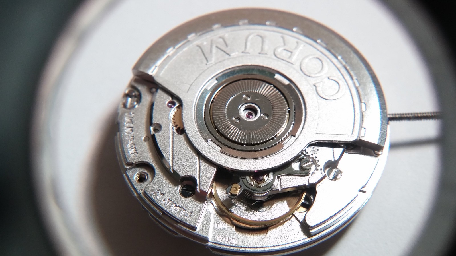 ETA 2892 A2 movement Corum rotor, runs, date at 3 o’clock, beautiful