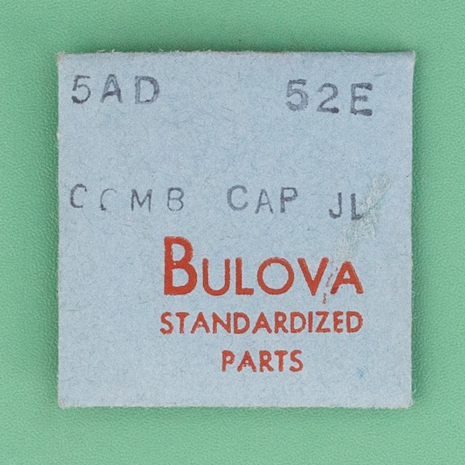 Gen Bulova Part 52E Lower Double Cap Jewel & Setting 5AD 5AD 5AR 5AR 5AT 5AZ NOS
