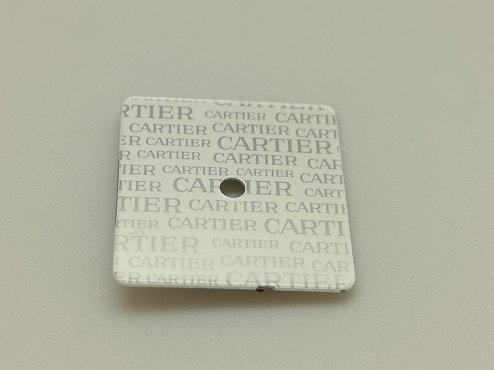 CARTIER SANTOS GALBEE LADIES WATCH SILVER CARTIER WORDING DIAL (NOS & ORIGINAL)