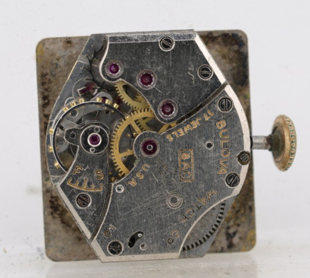 BULOVA cal. 8AC, 17j WRIST WATCH MOVEMENT, FOR REPAIR (M11)