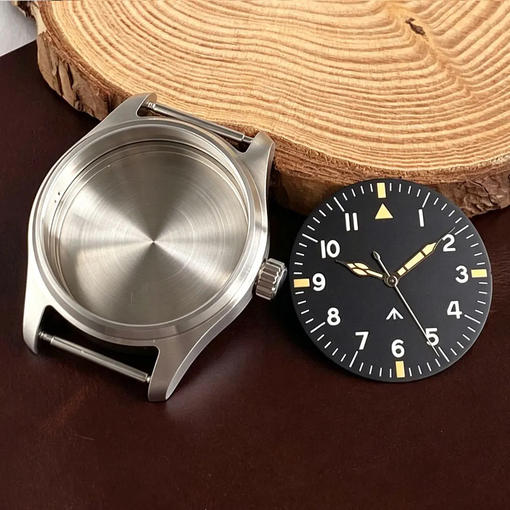 Tandorio Sapphire Glass 20ATM Titanium/Stainless Steel NH35 Diver Watch Mod Case