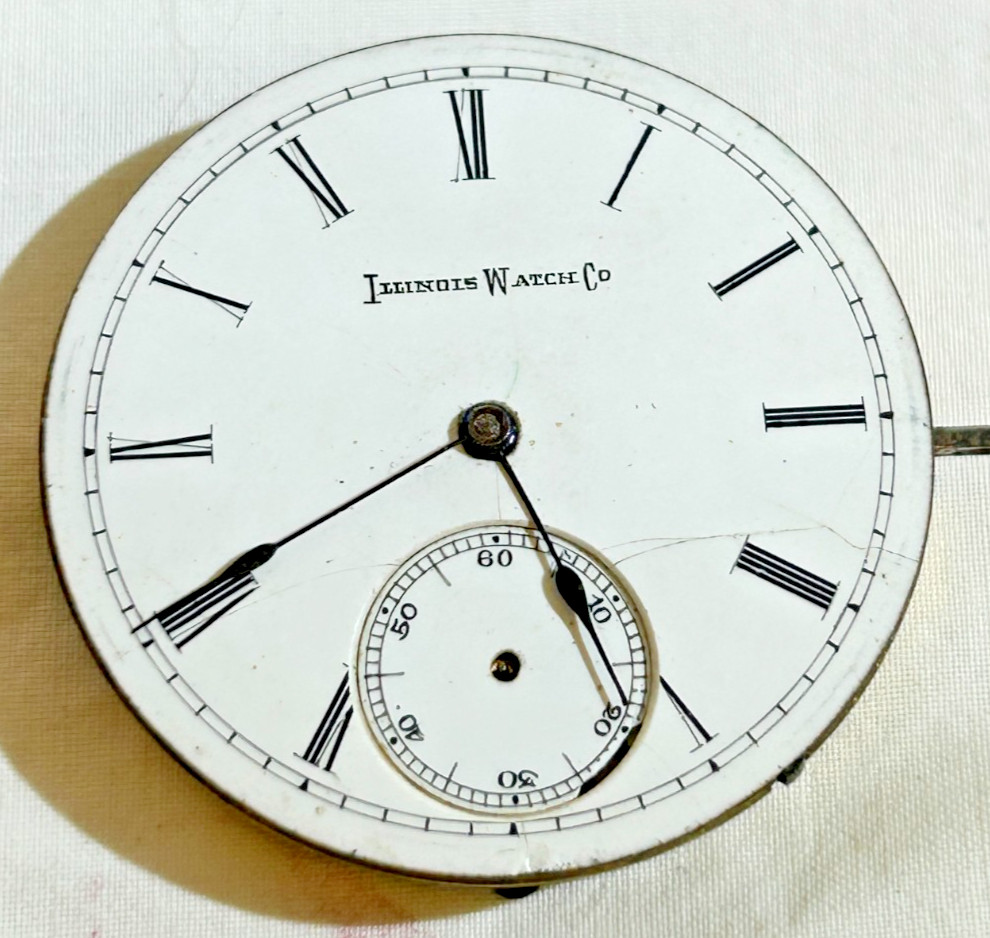 Antique Pocket Watch Movement And Dial Lot of 5 Elgin , Waltham, Illinois