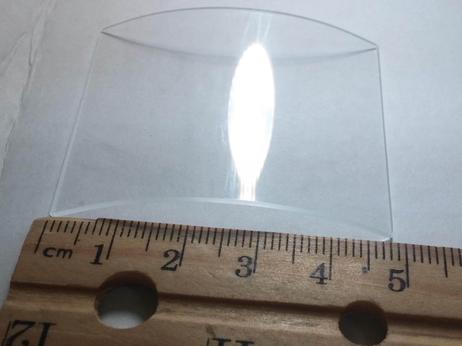 Unbranded CMX R60 – style crystal 40 x 50mm x 1.1mm thick, curve
