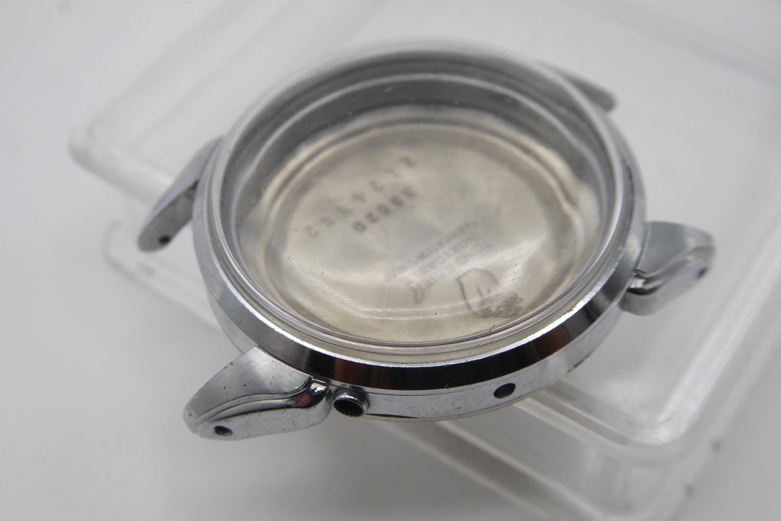 Movado vintage flame lugs case steel 33mm