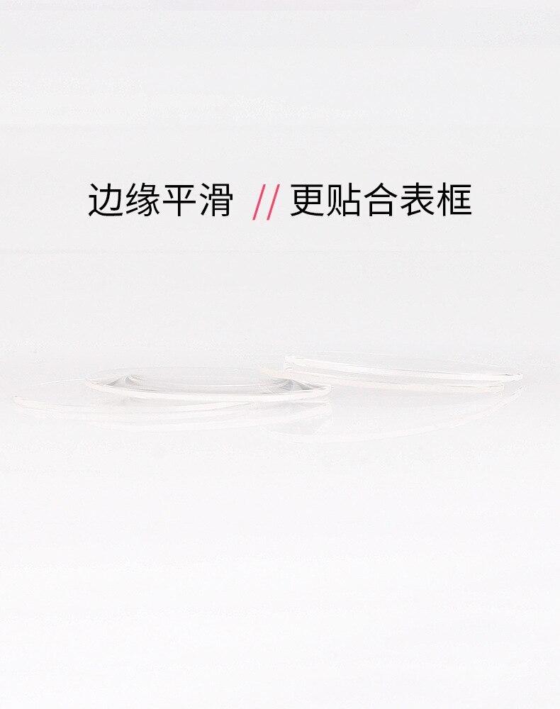 Sapphire Glass Crystal Flat 1.0mm Round Watch Glass 13-40mm Smartwatch Lens Part