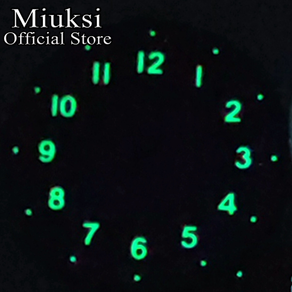 29mm luminous black white watch dial fit NH35 NH36 ETA2824 Miyota 8215 PT5000