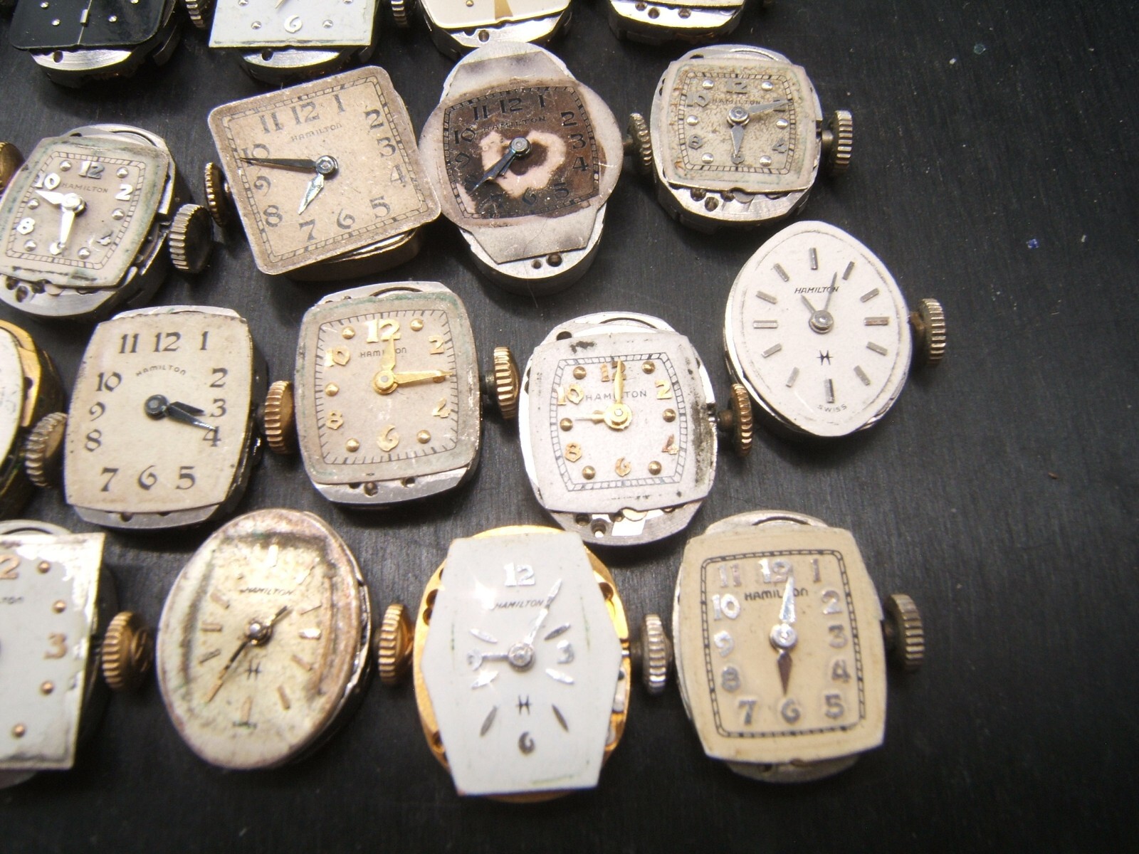 36 VTG LONGINES WOMEN’S WRIST WATCH MOVEMENTS WIND UP AS IS PARTS REPAIR