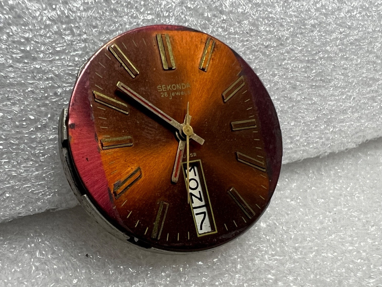 Vintage Watch movement ( mechanism) Slava Sekonda Fridge Soviet USSR. FOR PARTS
