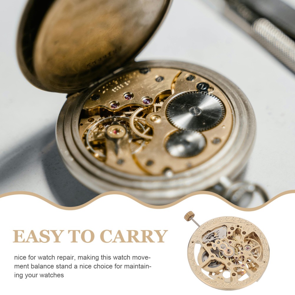 Reusable Tungsten Steel Automatic Mechanical Hollow Movement for Wristwatch DIY