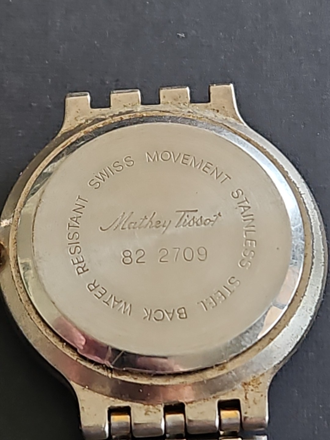 MATHEY TISSOT RARE 82 2709 BEAUTIFUL MENS QUARTZ WRIST WATCH SWISS MOVEMENT