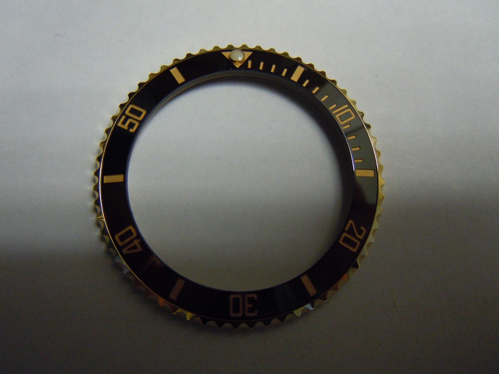 Yellow GP Bezel for Rolex Submariner 116613LN, 116618LN Black Ceramic Insert
