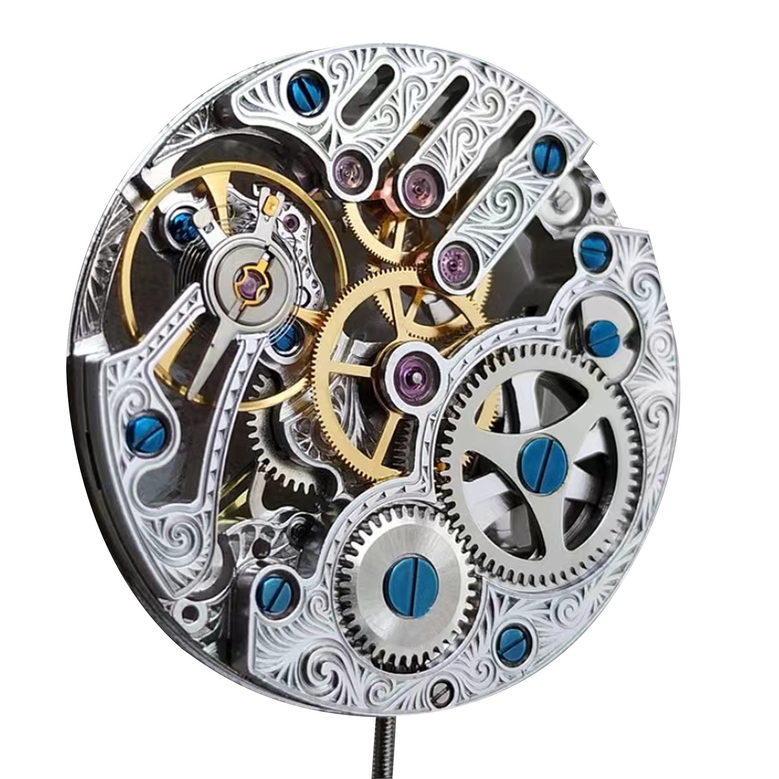 High Quality Replace Movements Skeleton Hollow Manual Winding For st3620k 6498