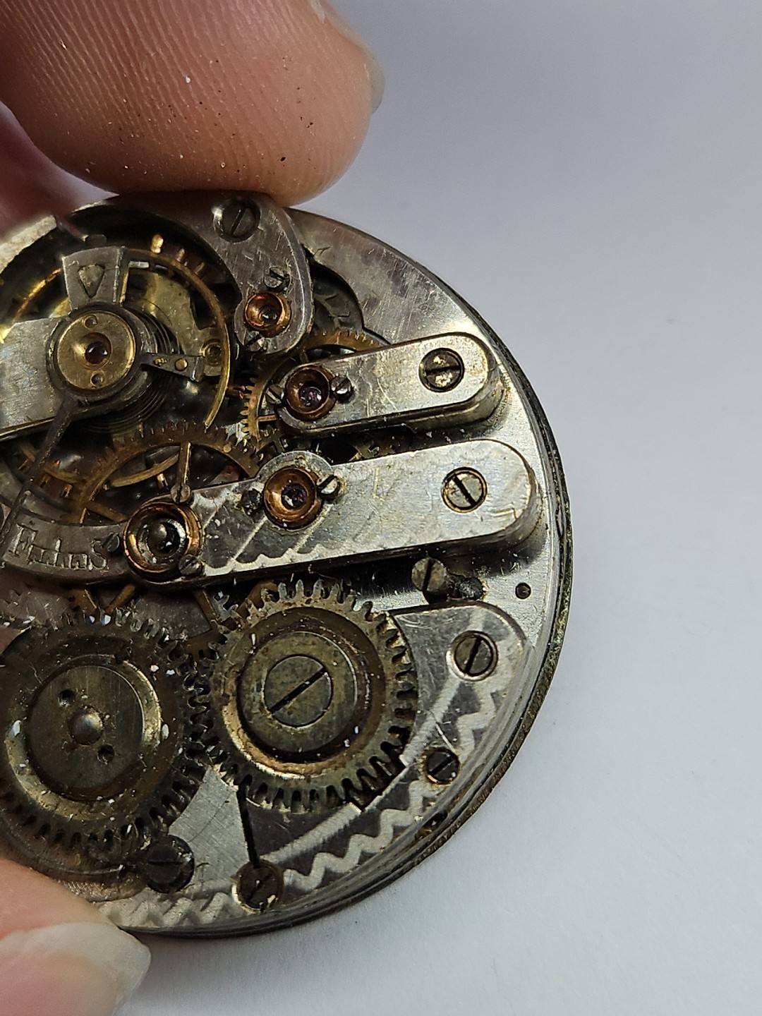 Antique Empire Pocket Watch Movement 36.55mm – Parts/Repair (R2)