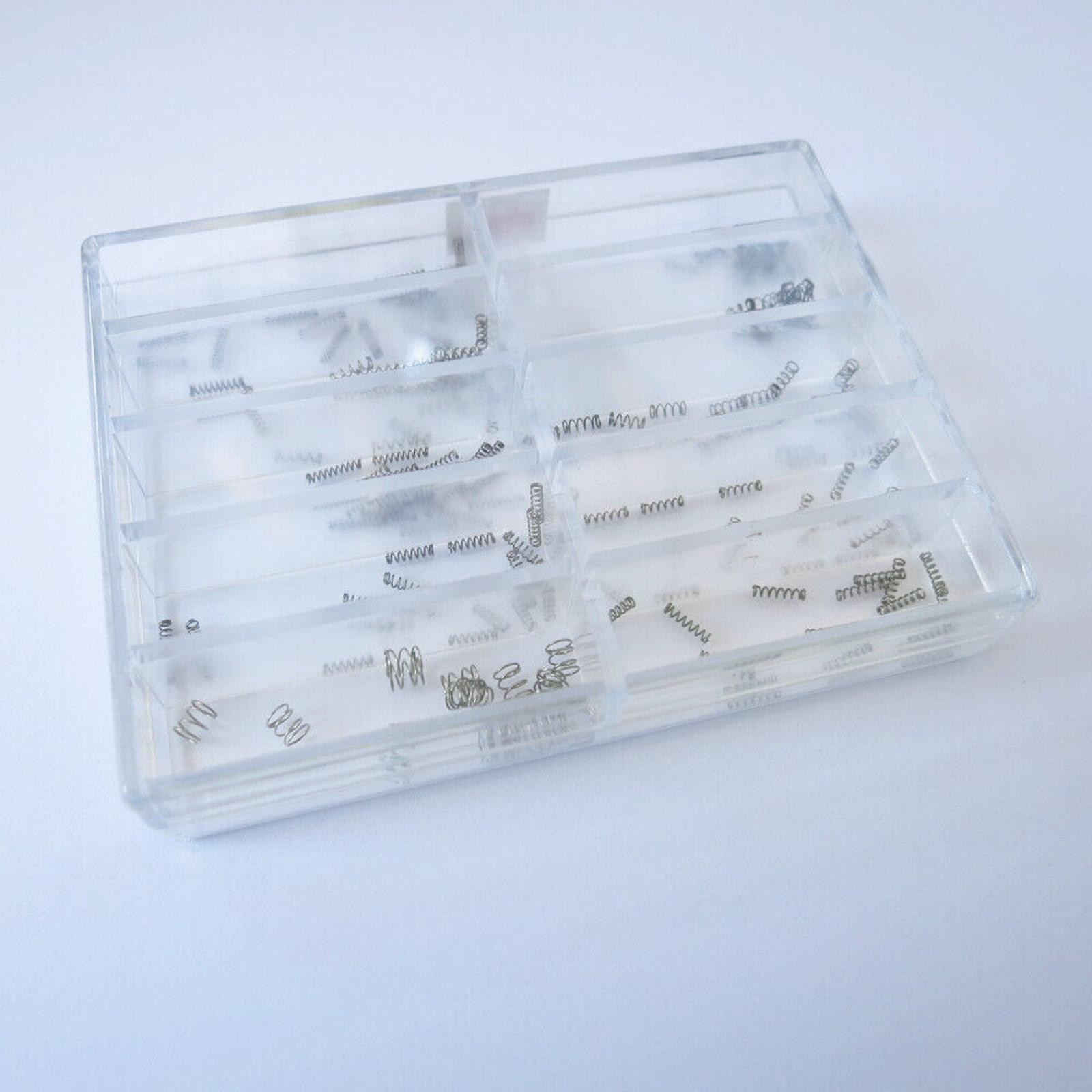 1 Box 10-Size Watch Spring Assortment Kit Watchmaker Repair Accessories