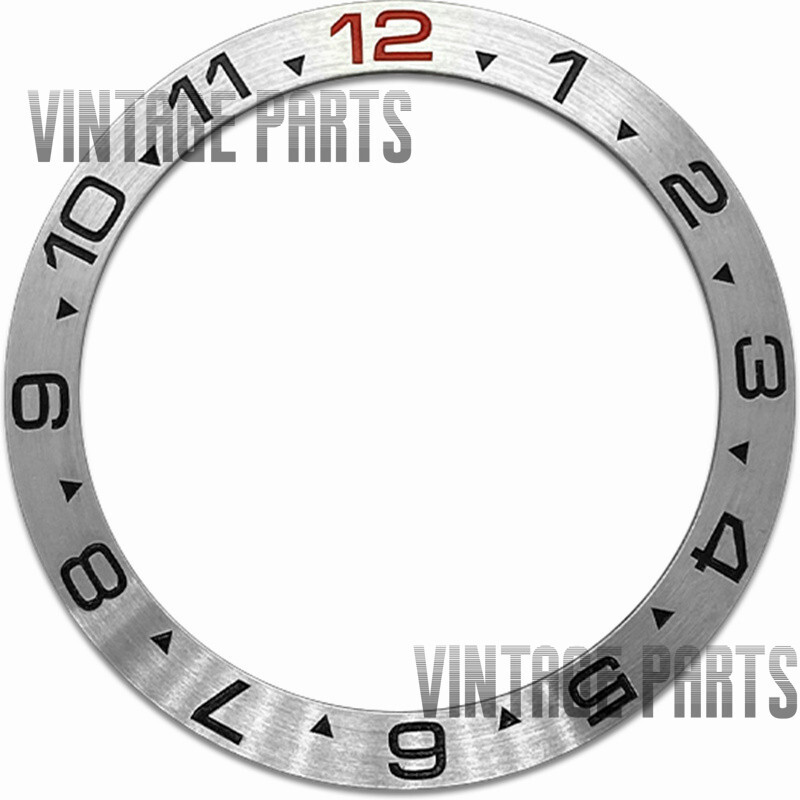 38*30.7mm circular brushed silver aluminium slope bezel fit for SKX007 SKX011