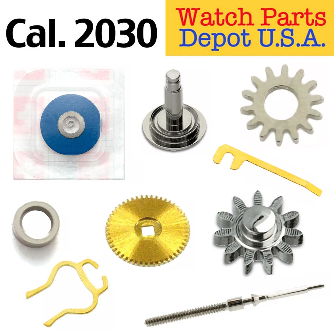Rolex Caliber 2030 Superior Swiss Quality Replacement Parts for Watch Repairs
