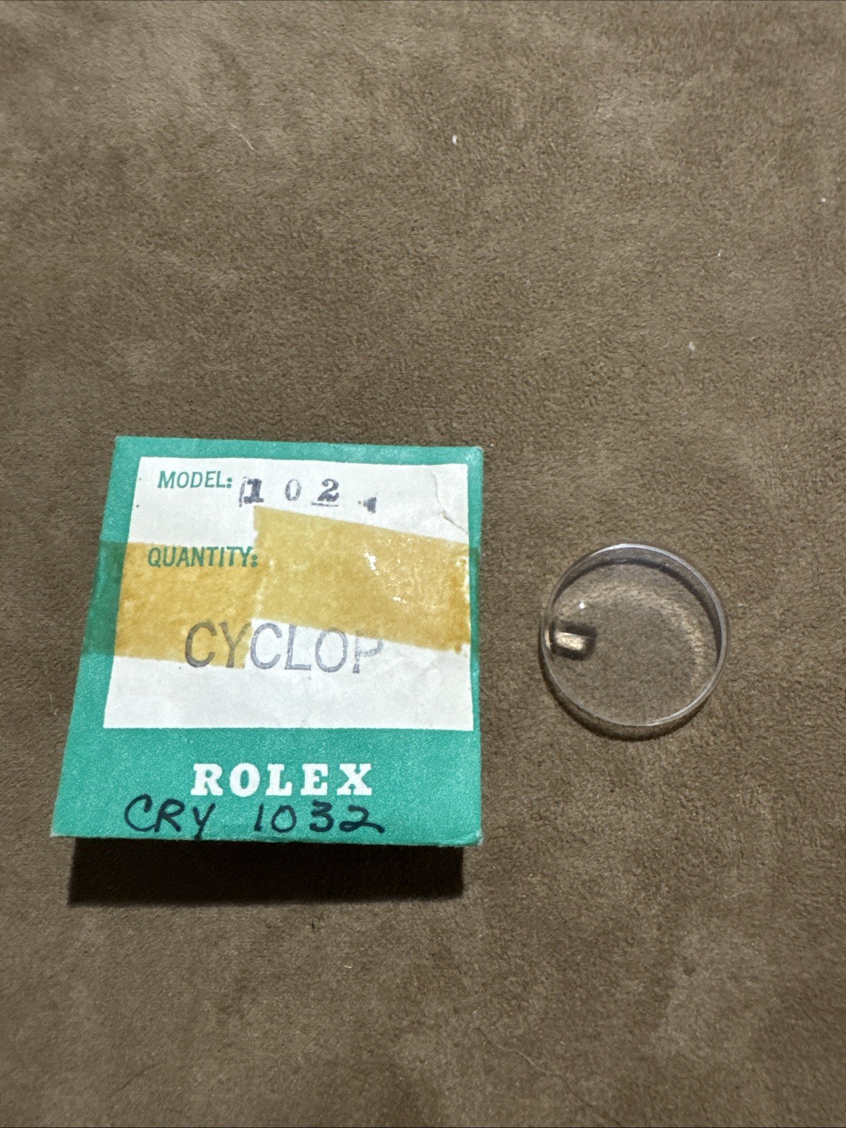 Genuine Vintage Rolex Cyclop Model 102 Watch Face Cover Acrylic