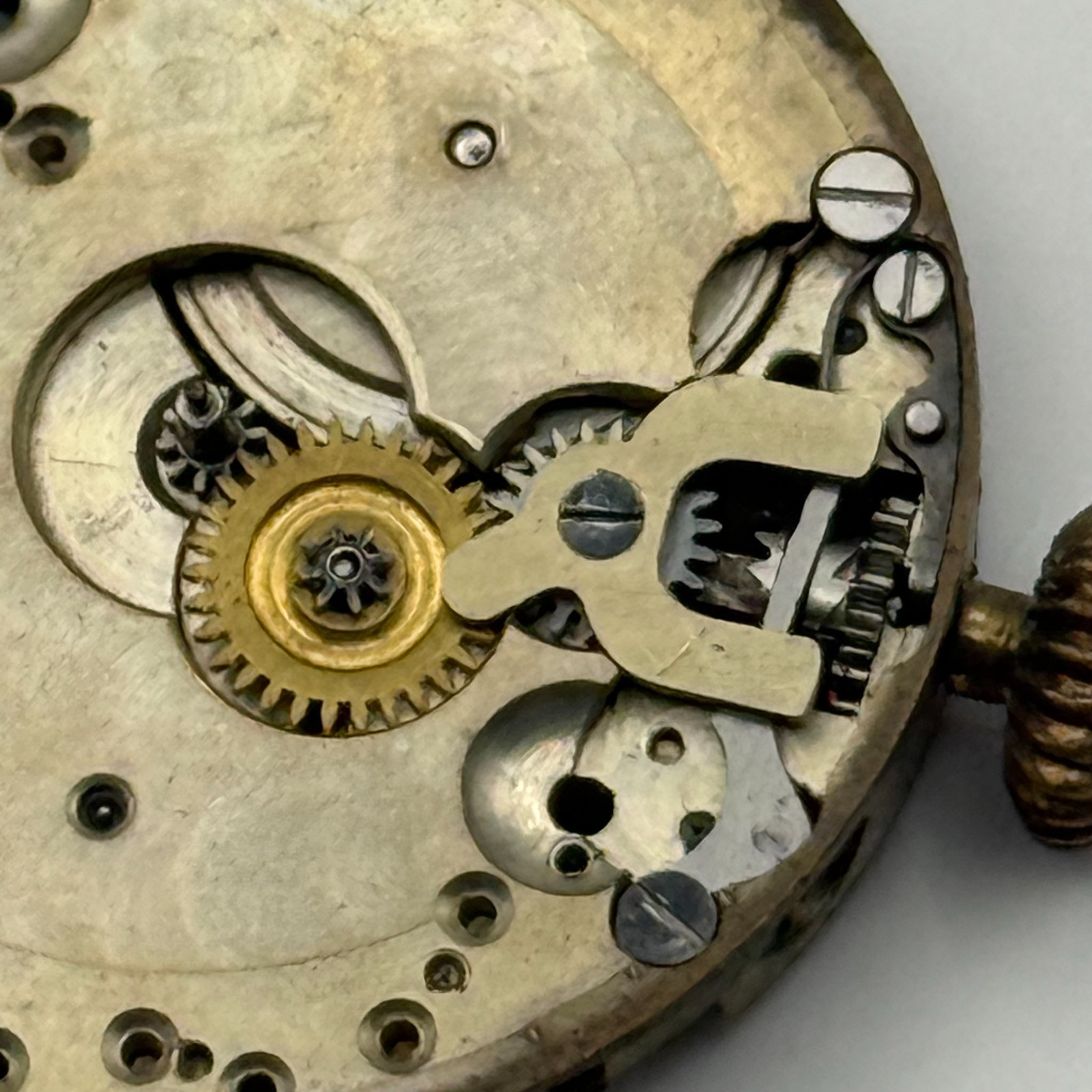 Trench Watch Movement Manual Wind Vintage Parts Repair Spares 24.9mm