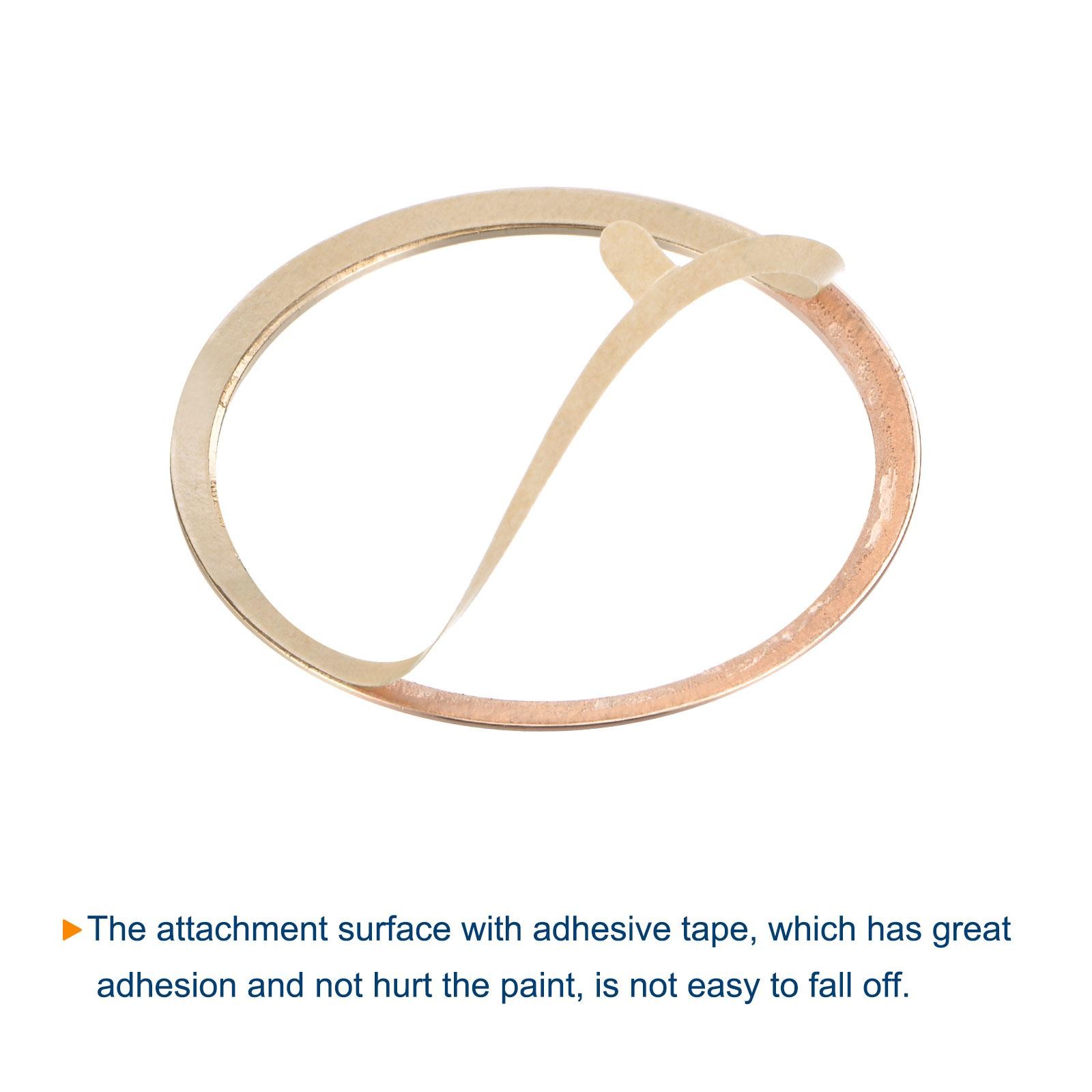 45mm Watch Bezel Adhesive Cover, Style B Stainless Steel PVD, Rose Gold Tone