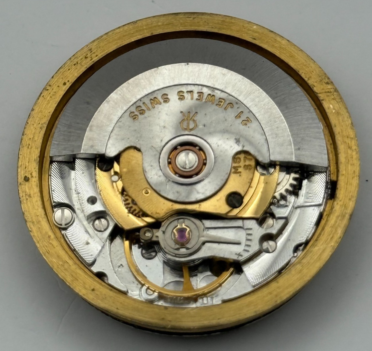 MSR S76-28 Watch Movement Garrard Date Automatic Vintage Parts Repair 30.6mm