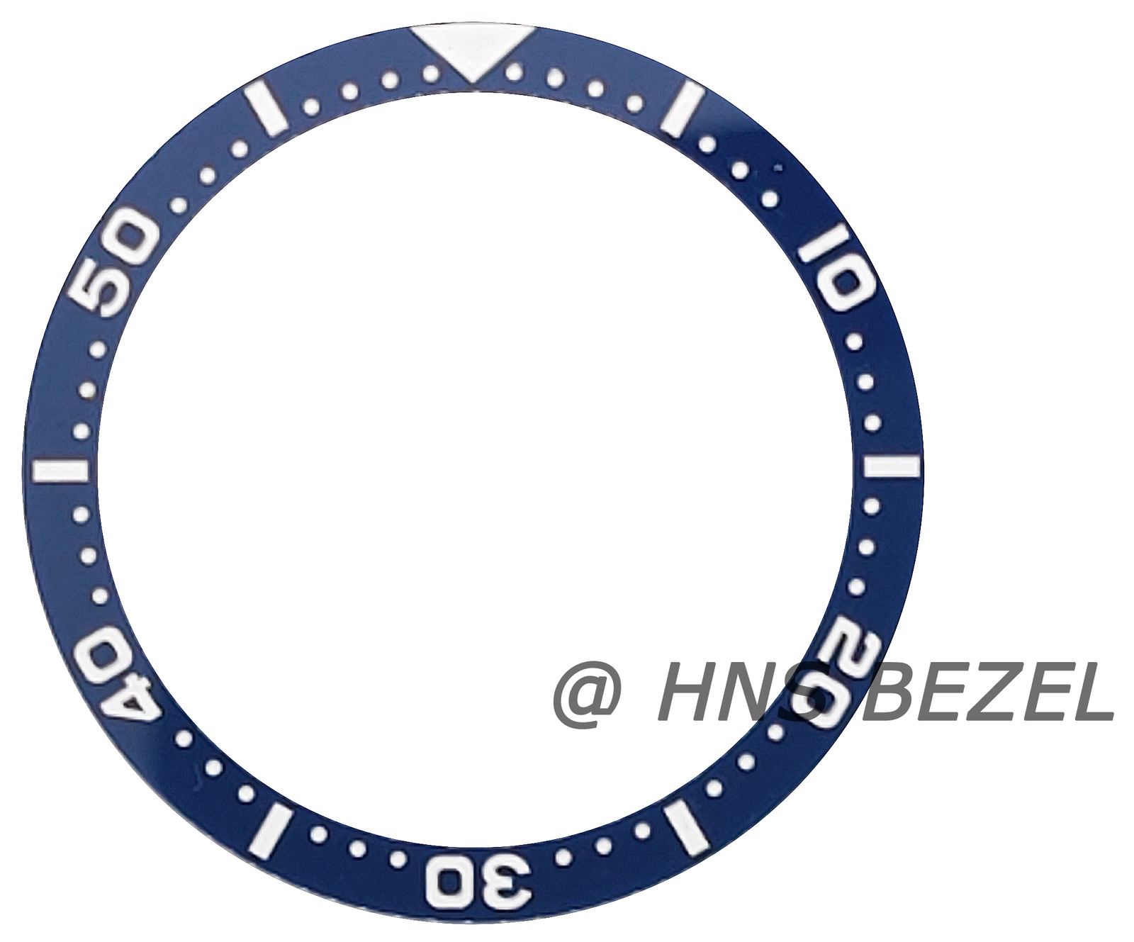 NAVY CERAMIC BEZEL INSERT FOR SEIKO 6105 8110 7002 6309 7S26 0020 6306 SKX007 