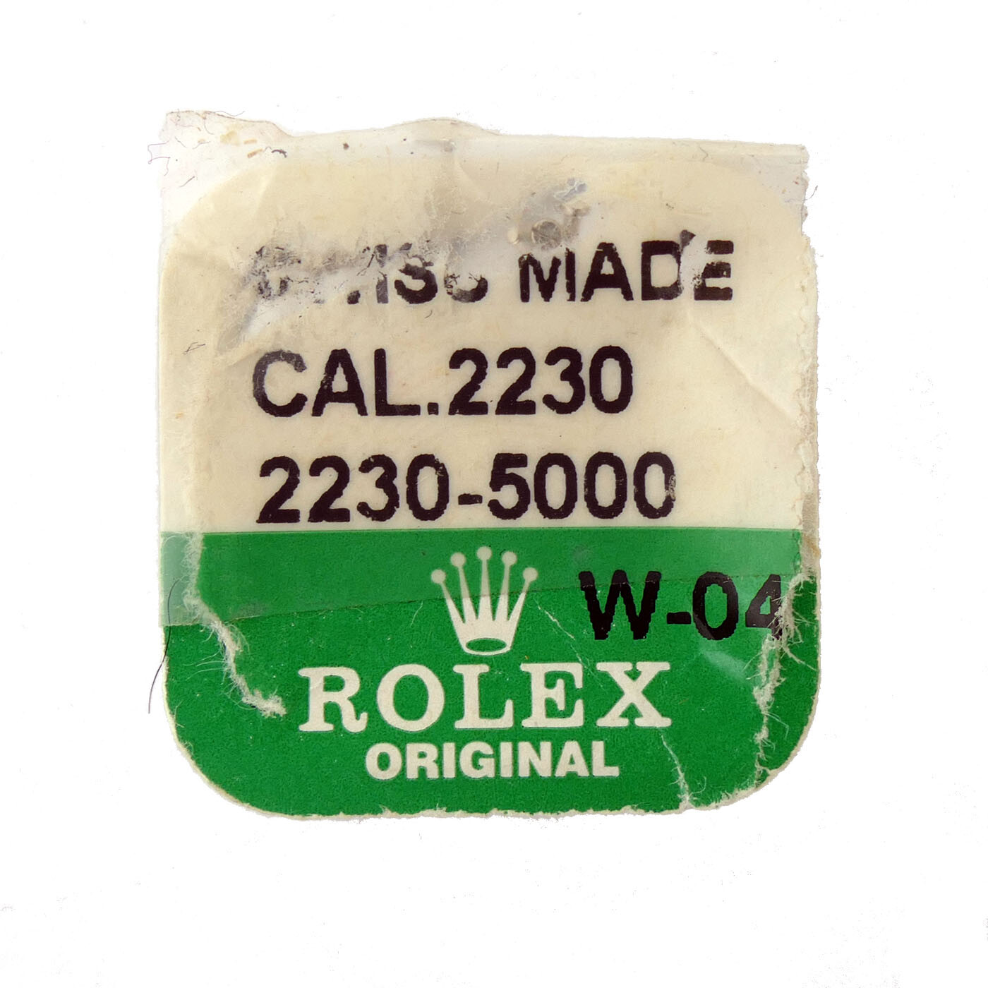 ROLEX – SET OF SCREWS – CALIBER 2230 PART 2230-5000 – OPENED PACKAGE