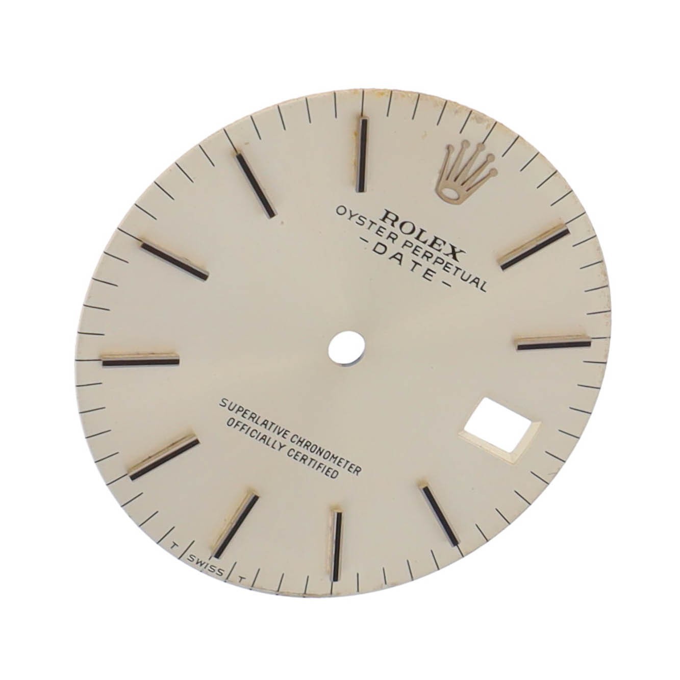 Original Rolex Silver Index Dial fits Datejust Mens 16030 16000 16014 16234 36mm