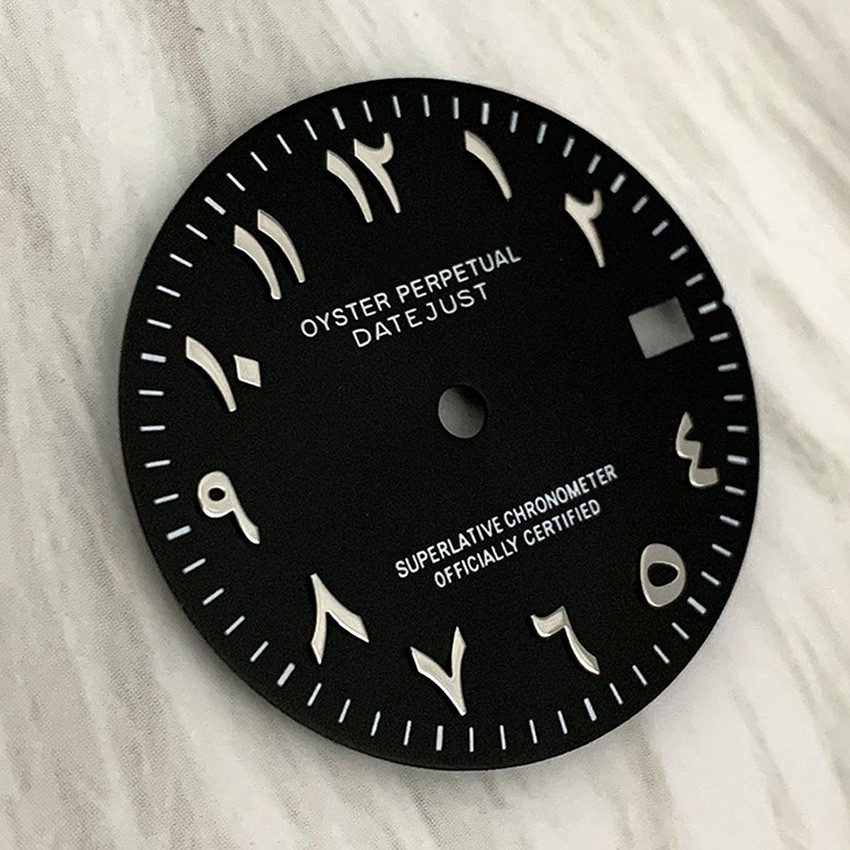 28.5mm Sunburst Watch Dial Watch Accessories for NH35/NH36 Automatic Movement