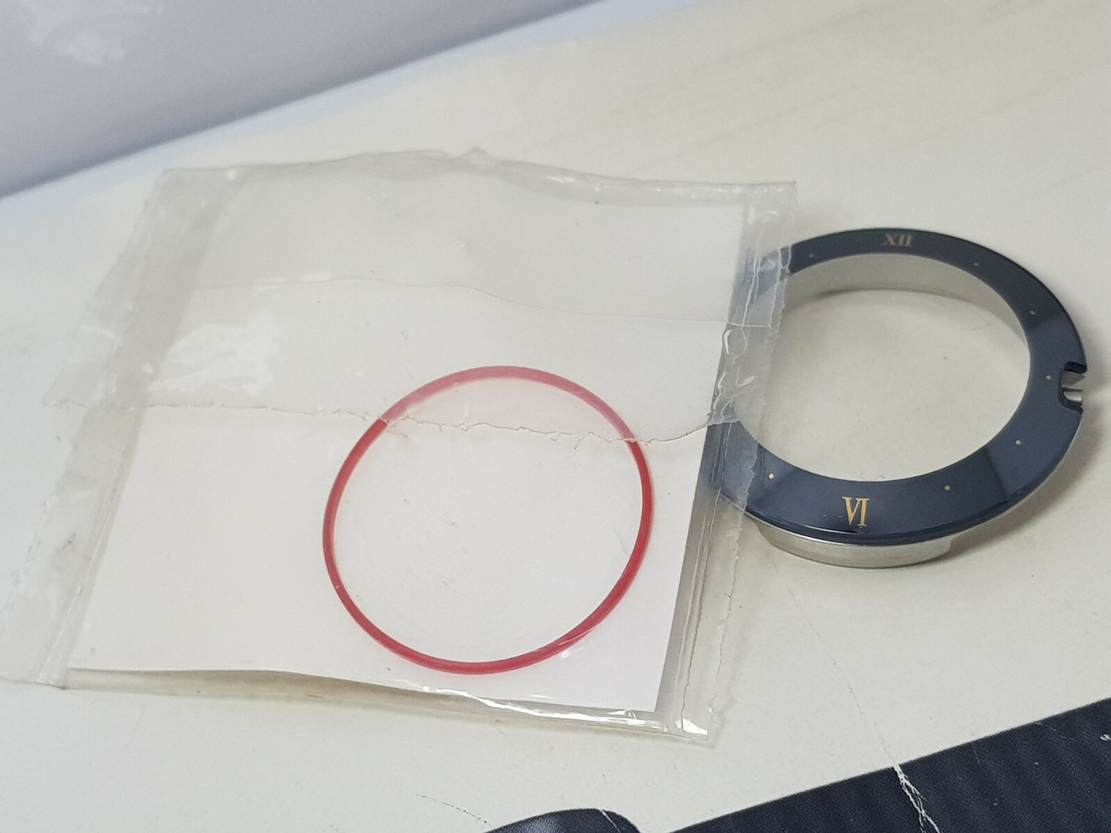 NOS CASE AND CRYSTAL RADO DIASTAR 129.0301.3 005 ceramic