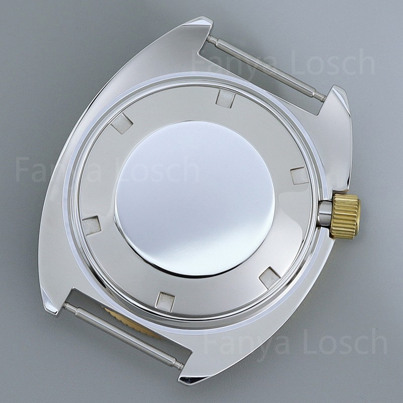 41mm Two-Tone Gold Watch Case Modify 62MAS Mod Sapphire For Seiko NH34 35 36 38