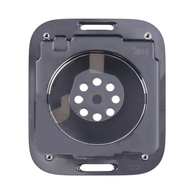 For Apple Watch Series 9 45mm Rear Housing Glass Cover (Black)