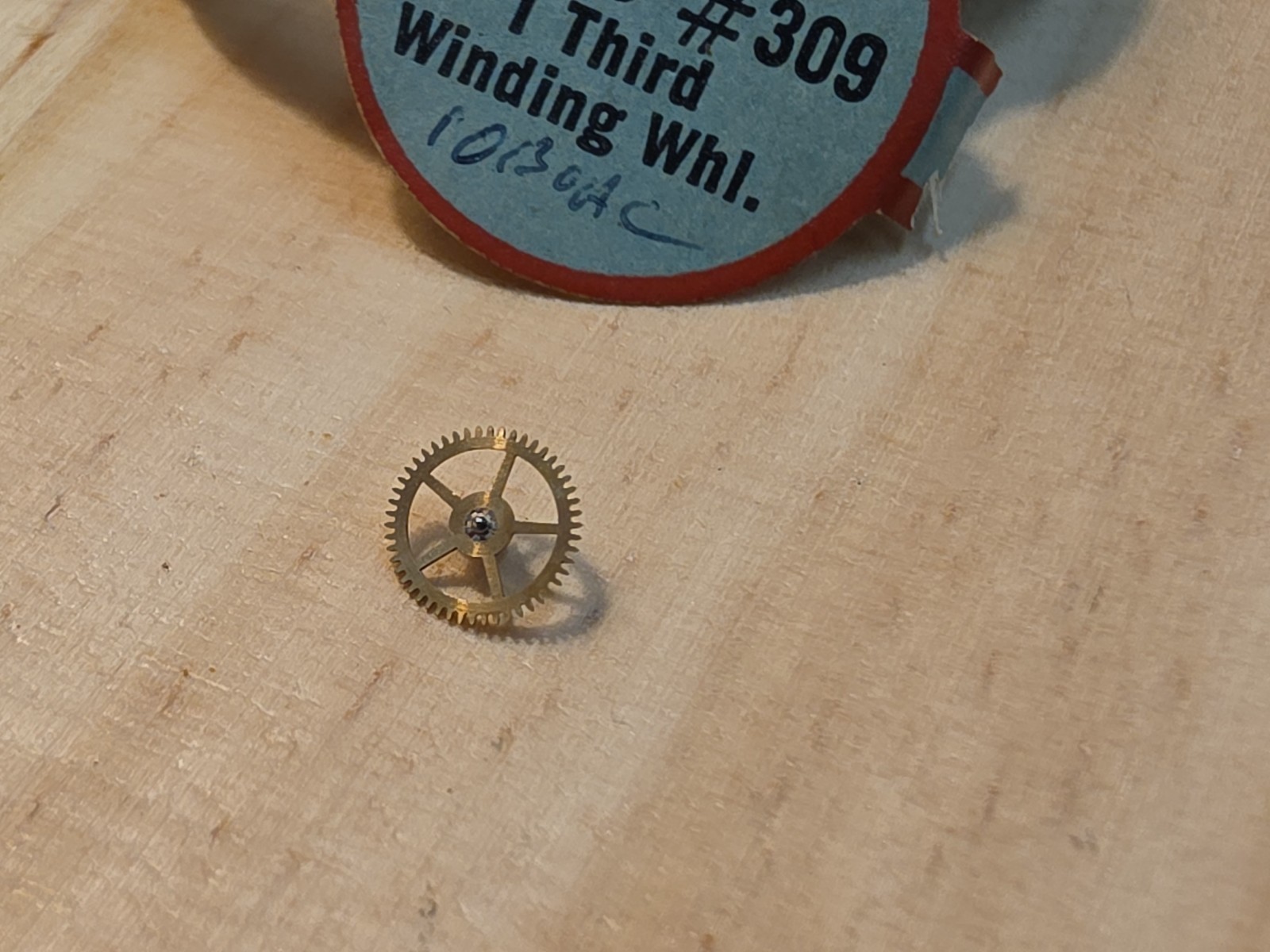 Factory NOS Bulova 10CBAC-BOAC-BPAC PN 309 Third Winding Wheel Parts Spares