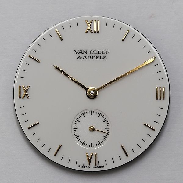 Van Cleef Arpels Genuine Movement Cal.980.163 Watch Parts White Color For Parts