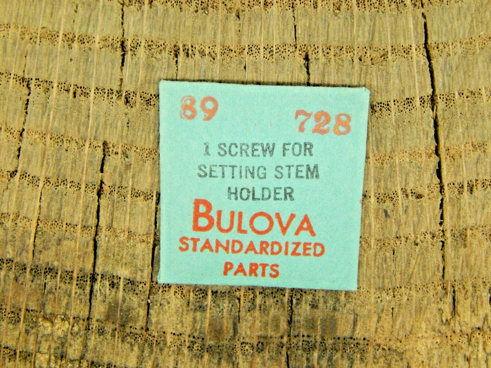 Genuine Bulova 89 Screw for Setting Stem Holder 728 Watch Part NEW OLD STOCK