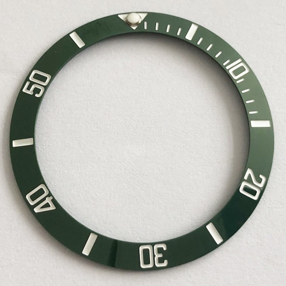 38mm Ceramic Bezel Fit 40mm Automatic Mechanical Case Black Blue Green