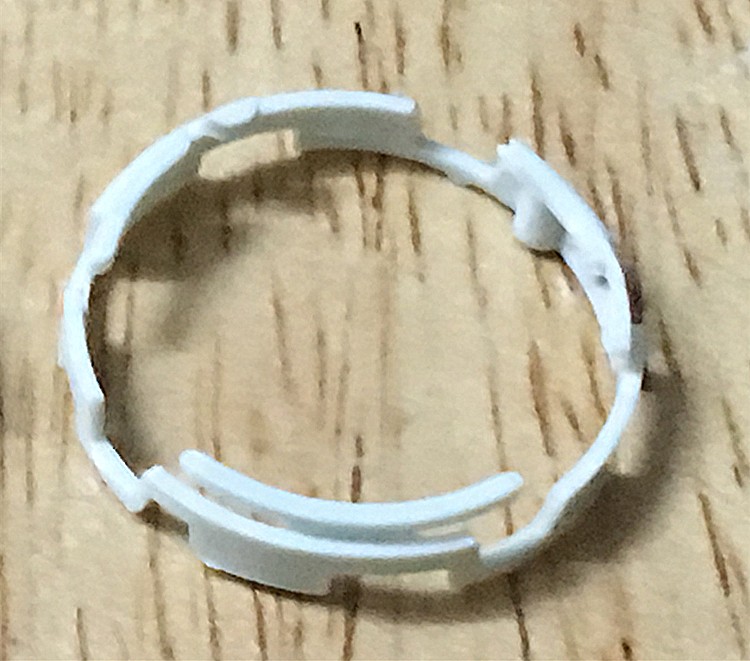 1 Pair Replacement Plastic Watch Movement Spacer Ring For 6601 Watch Movement