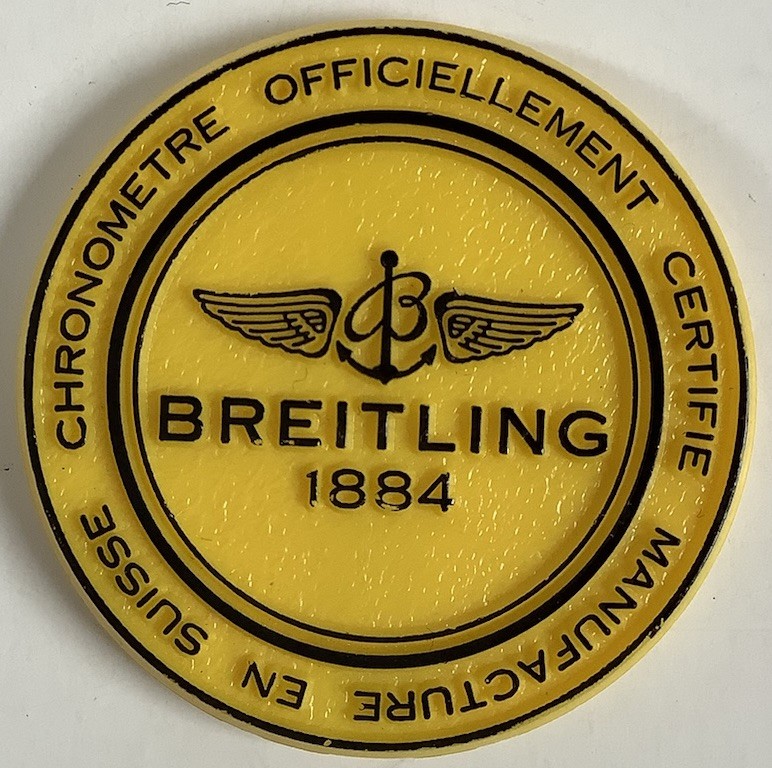 Two (2) Original Breitling 1884 Hang Tags Shipped In Standard Envelope