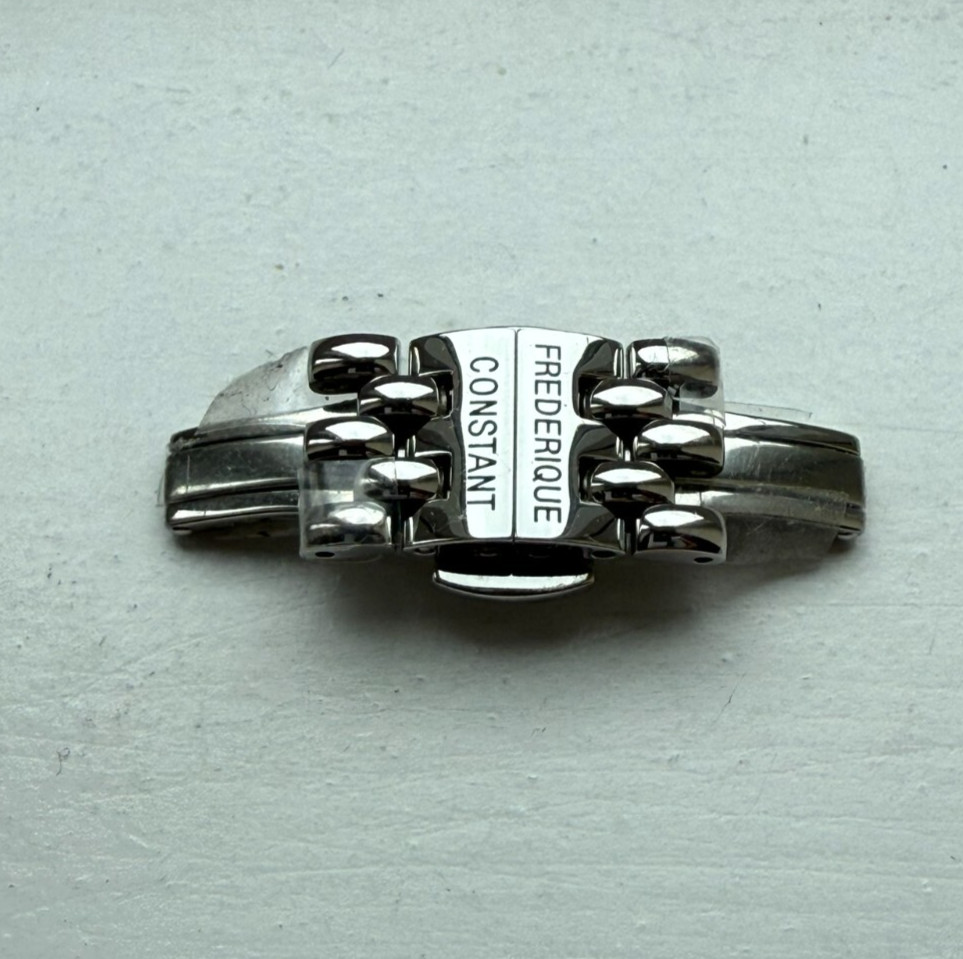 Genuine Frederique Constant Lady Deployment Deployant Clasp Steel Bracelet 12mm