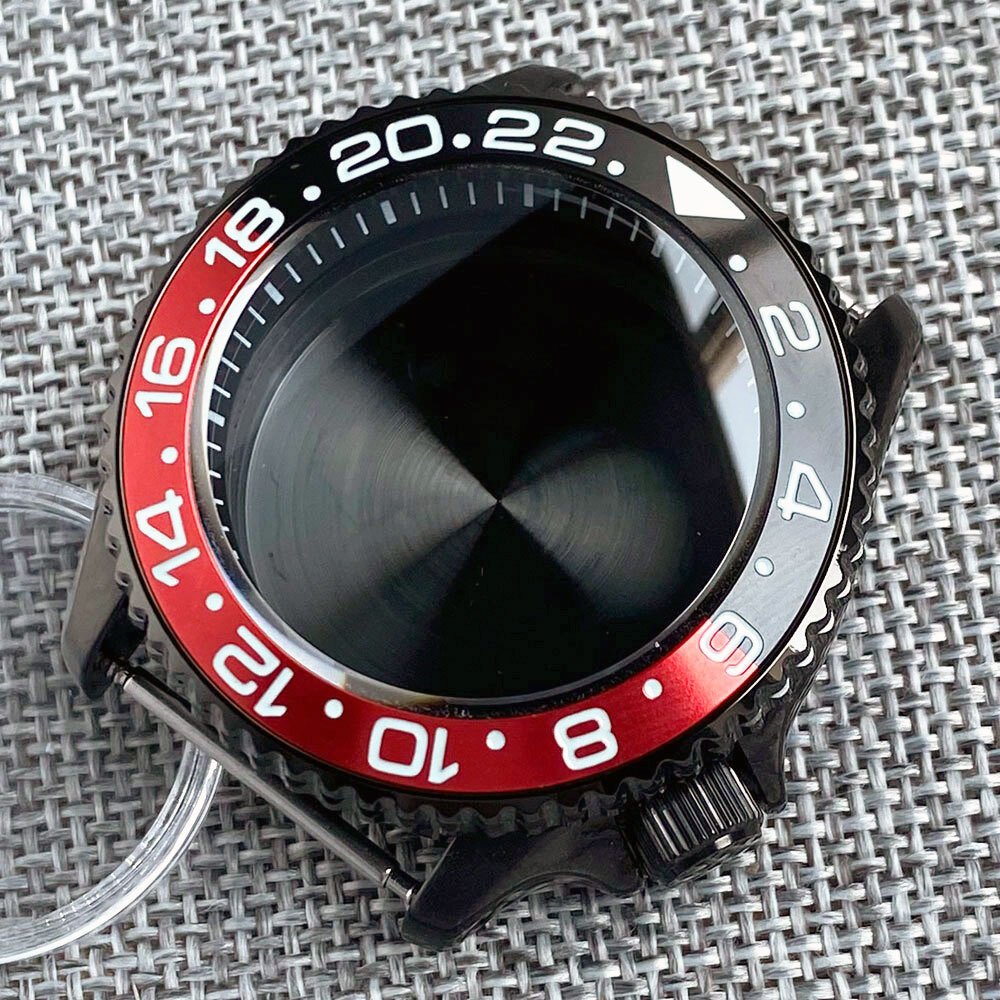 Domed Sapphire 200M Waterproof 41mm SKX Diver Watch Caase Steel for NH35 NH34 PT