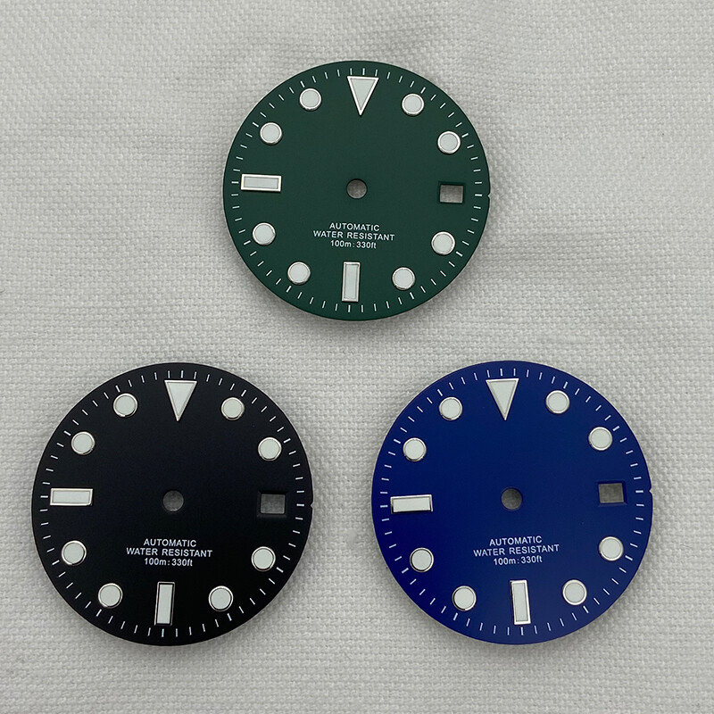 PVD Black 40mm Watch Case Yacht Ceramic Insertion Frame For Seiko Nh35 Movement