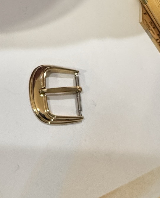 Franck Muller Watch Tang Buckle Clasp 15mm 750-18k YELLOW GOLD 3.9 grams SWISS