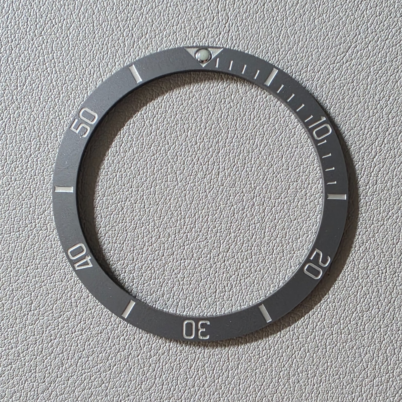 SEIKO Bezel Insert SKX007 / 58 True Grey Matte Ceramic Sloped C3