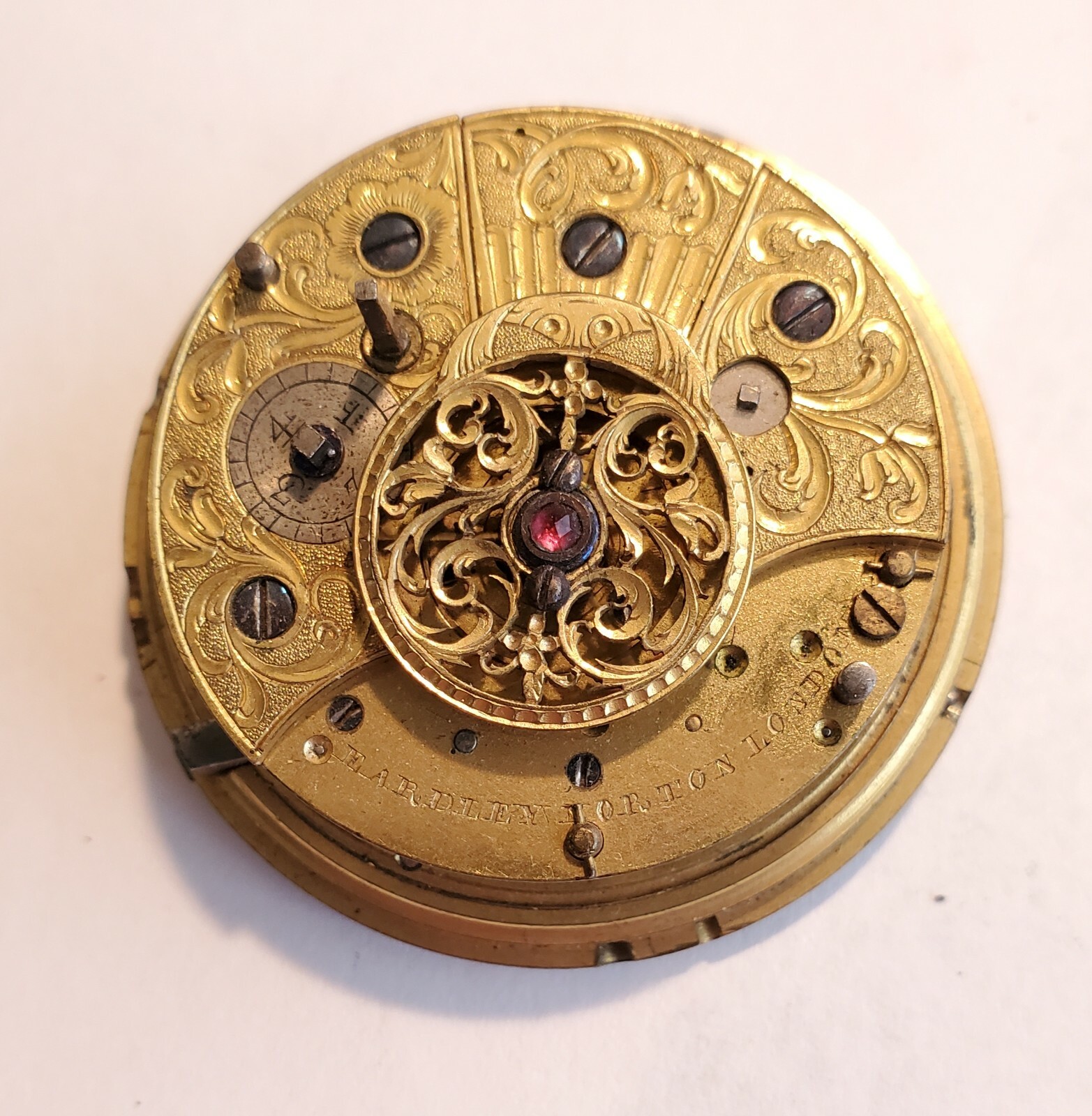 Antique 18th Century Eardley Norton London 44mm Verge Fusee Repeater Movement