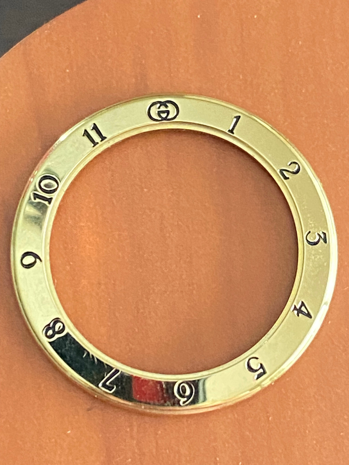VINTAGE GENUINE GUCCI 3000M BEZEL, 33MM OUTSIDE DIAMETER, GREAT CONDITION
