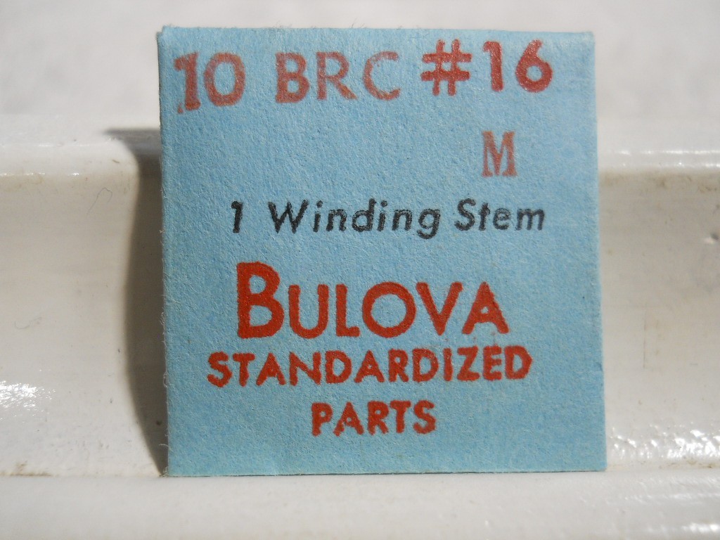 Bulova Part 16 – Winding Stem – Male – Caliber 10BRC -Watch Replacement / Repair