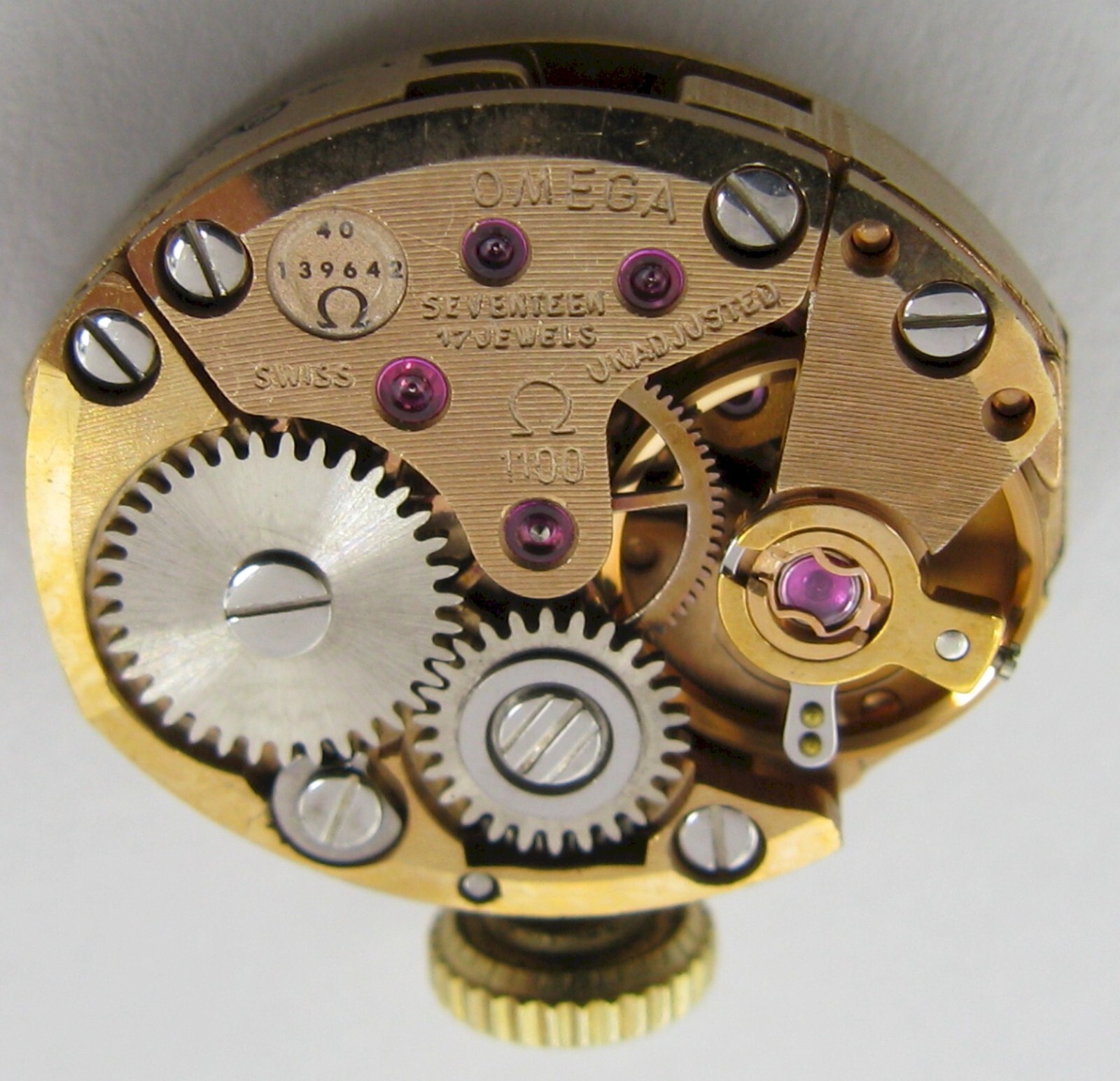 Lady Omega 1100 17 jewels watch movement for part …
